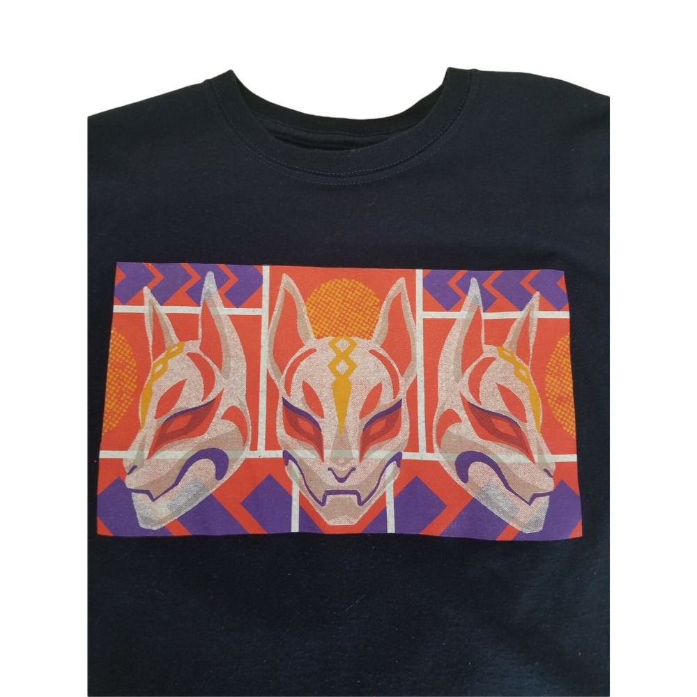 FORTNITE Boy's Youth Size XL 14/16 Graphic T-Shirt Top Drift Character Navy - Picture 3 of 10